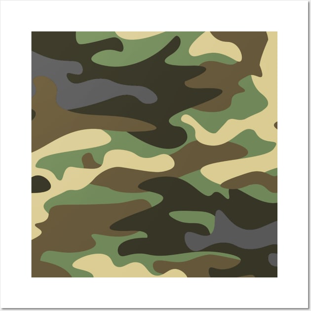 Camouflage Wall Art by AceLightning